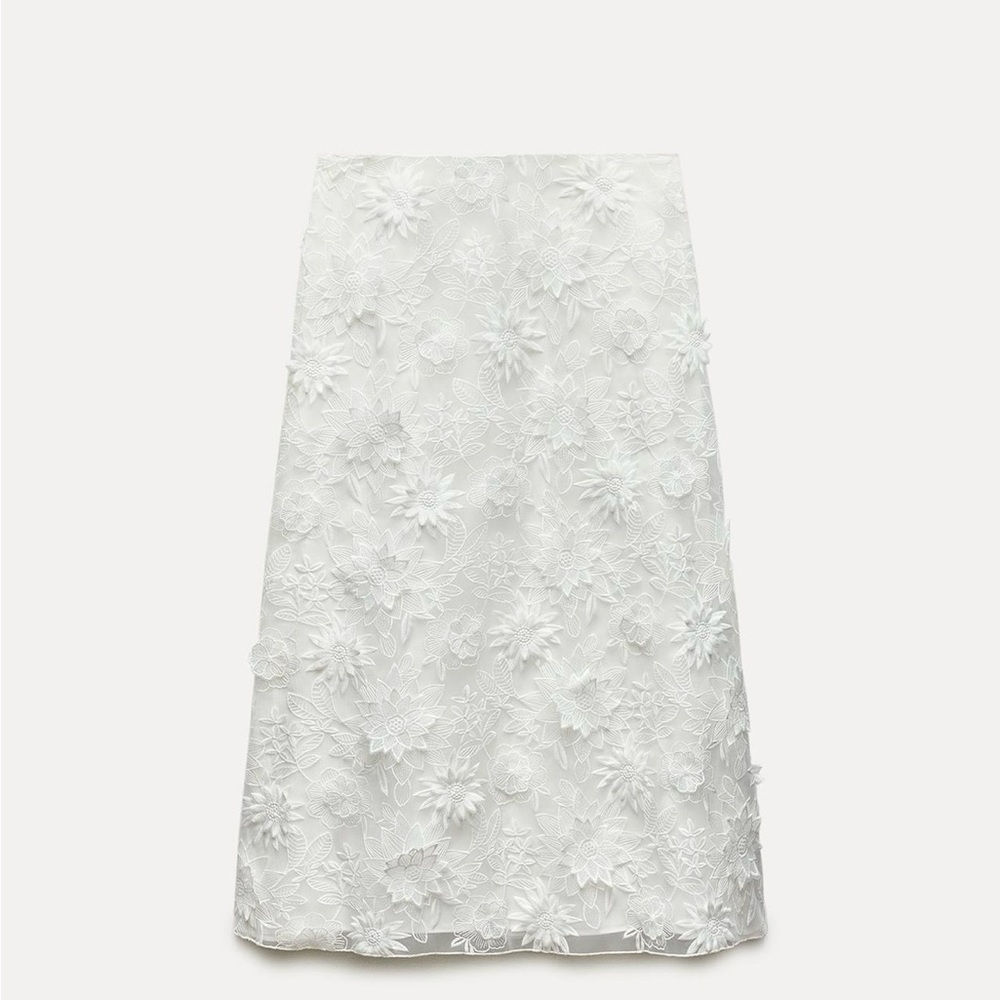 Zara flower skirt
